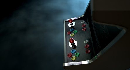 Arcade Machine Dramatic View © alswart