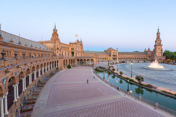 Fototapeta premium espana Plaza Seville Spain