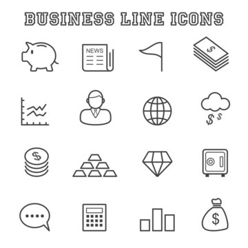 business line icons
