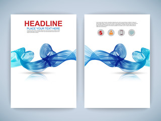 Fototapeta premium Cover Book Digital Design Minimal Style Template