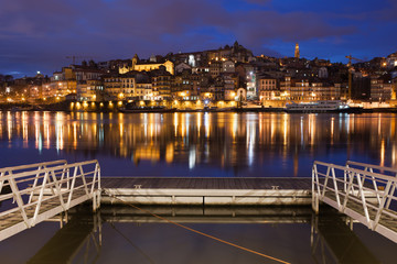 Porto by Night in Portugal