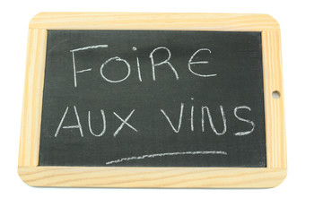 Fototapeta premium ardoise foire aux vins