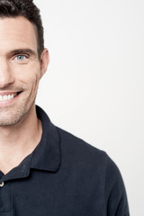 Obraz premium Close up shot of casual man