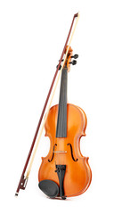 Fototapeta premium violin on white background