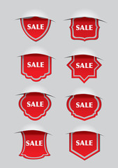 Red sale labels
