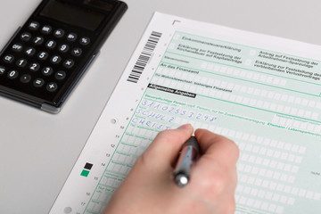 Steuererklärung ausfüllen