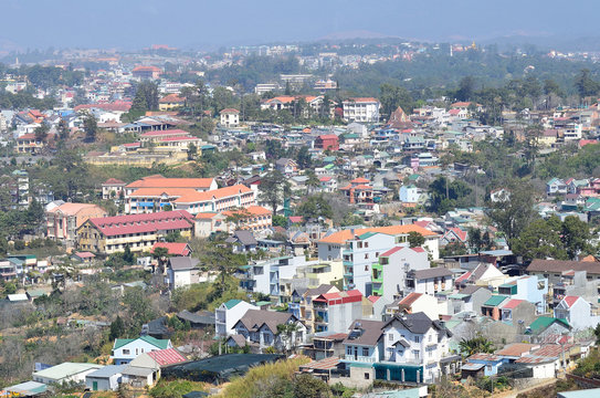 Вьетнам, панорама города Далата