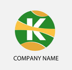 Abstract icons based on the letter K logo