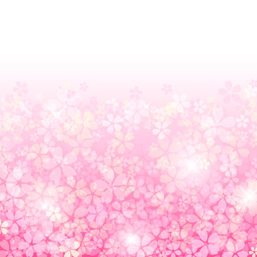 Background of pink flowers