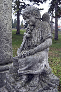 Angel on a cemetery