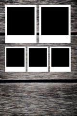 Blank instant photo frames