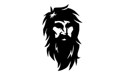 Beard Man Silhouette