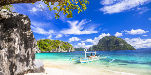 Fototapeta premium tropical scenery of Palawan, Philippines