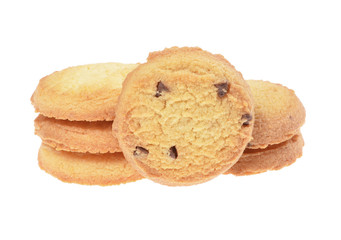 butter cookies,homemade biscuits, isolated