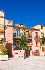 Fototapeta premium Alleyway. Satriano di Lucania. Italy.