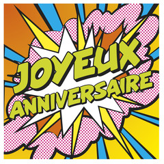 Joyeux anniversaire carte anniversaire recto 3