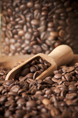 coffee beans closeup