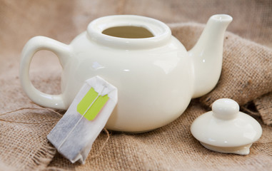 thé vert bio théière