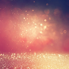 abstract blurred photo of bokeh light burst and textures. multic