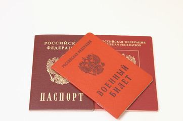Russian military card & passport