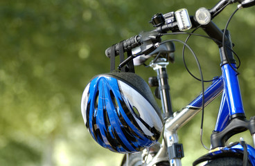 Blue Cycle Helmet