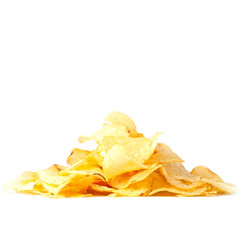 heap of potato chips