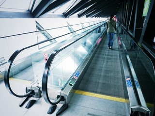 Escalator aéroport