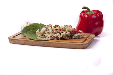 Herring salad with garlic © blistwan