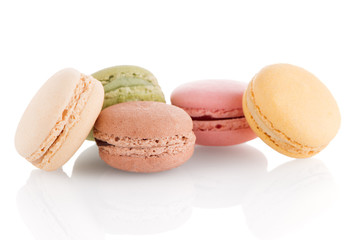 Colorful French Macarons