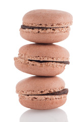 Fototapeta na wymiar Colorful French Macarons