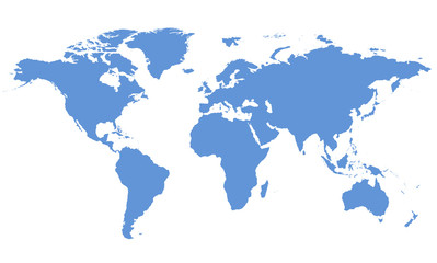 Fototapeta na wymiar Map of the World