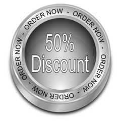 50% Discount Button