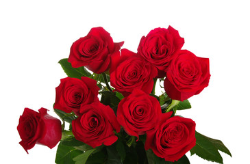 Red roses bouquet