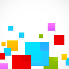 Abstract colorful squares