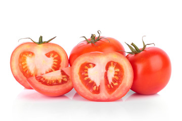 Tomato isolated on white background