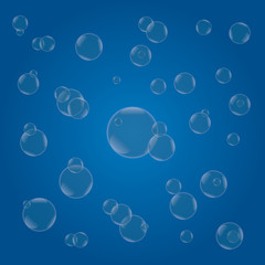 Bubbles background.