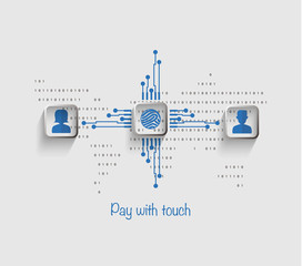Pay with Touch © Cris.lo Studio