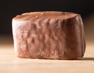 chocolate on the table. close-up