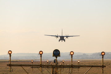 Airplane's landing