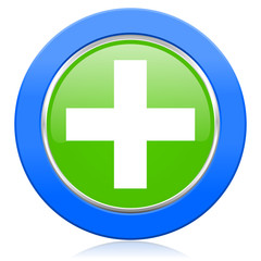 plus icon cross sign