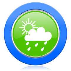 rain icon waether forecast sign