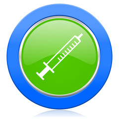 medicine icon syringe sign