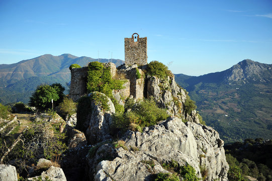 Castillo de Gauc&iacute;n, provincia de M&aacute;laga, Espa&ntilde;a