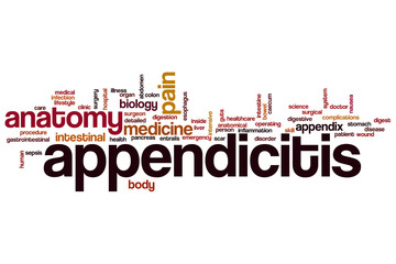 Appendicitis word cloud