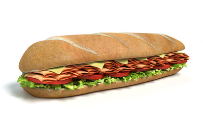Sub Sandwich isolated