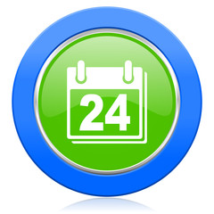 calendar icon organizer sign agenda symbol