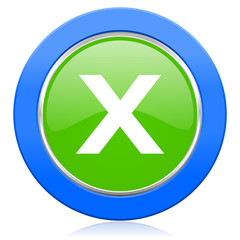 Obraz premium cancel icon