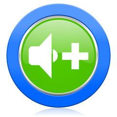 Obraz premium speaker volume icon music sign
