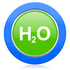 water icon h2o sign