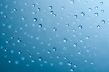 Water bubbles abstract